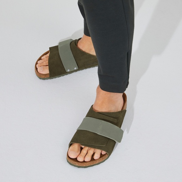 Birkenstock Other - BIRKENSTOCK Kyoto Suede Leather Thyme Men’s Sandal